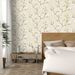 Pastoral Vine Flower Wallpaper Bedroom Living Room TV Background Self-Adhesive Wall Sticker PVC Waterproof_maomaolike.com