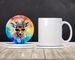 Hippie Animal Deer Large Sandstone Coasters Pack Of 4 Absorbent Round Coasters Decor Gifts For Men Or Women, 4 In, Multicolor_maomaolike.com
