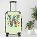 Letter W Luggage, 20/24/28 Inch Luggage, Carry-On, Custom Luggage, Luggage Set, Suitcase, Travel, Vacation, Cabin Suitcase, Custom Suitcase, Personalized Luggage_maomaolike.com