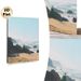 Coastal Figure Painting Poster, Misty Serene Seaside Scene Poster, Tranquil Atmospheric Artwork Suitable For Bedroom, Living Room Wall Decor_maomaolike.com
