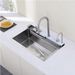Pull-out Facuet Single Bowl Sink Kitchen Vegetable Sink 304 Whale Waterfall Sink Dish Sink Household Vegetable Washing Basin_maomaolike.com