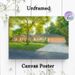 Suburban Residence Painting Poster, Soft Watercolor Sunlit House With Lush Greenery Poster, Tranquil Homey Decor Ideal For Living Room, Bedroom And_maomaolike.com