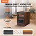 VEVOR Infrared Heater, 1500W Remote Control Electric Space Heater, LED Patio Heater W/ 3 Speeds & Timer & Overheat/Tip-Over Protection & Child Lock, For Bedroom,Living Room,Nursery,Studio,MDF_maomaolike.com