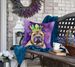 Shar Pei King Of Mardi Gras Throw Pillow Machine Washable, Indoor Outdoor Decorative Pillow For Couch, Bed Or Patio, 18Hx18W_maomaolike.com