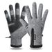 Apparel Accessories Touch Screen Warm Windproof Waterproof Cycling Zipper Sports Plus Velvet Mountaineering Skiing Gloves_maomaolike.com