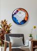 Yipula 7064 Creative Nordic For Living Room Home Use Fashionable Modern Silent Personalized Simple Wall Clock_maomaolike.com