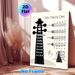 Viola Fingering Chart Painting Poster, Clear Monochrome Viola Fingering Instruction Poster, Practical Reference For Mastering Viola Fingerings_maomaolike.com