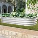2Pcs 6x3x1ft Raised Garden Bed Kit, Galvanized Planter Raised Garden Beds For Outdoor For Vegetables,Flowers &Herbs, Heavy Duty, Rust-Resistant, Easy Assembly_maomaolike.com
