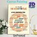 French Control Circle Mental Health Painting Poster, Warm-toned Typographic Chart Poster, Aids Emotional Regulation, Suitable For Therapy Room, Office_maomaolike.com