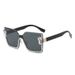 Unisex Fashion Round Diamond Studded Sunglasses Sun Protection Sunglasses Outdoor Rhinestone Glasses_maomaolike.com