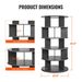VEVOR 5 Tiers Rotating Shoe Rack Tower, 360°Spinning Shoe Display, Revolving Shoe Rack Storage Round Carousel, Lazy Susan Shoe Rack Organizer, Ideal For Bedroom, Living Room, Entryway, Black_maomaolike.com