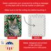 American Bobtail Cat By The Christmas Tree Porcelain Ornament Christmas Tree Hanging Decorations For Home Christmas Holiday, Rectangle, Gift, Multicolor_maomaolike.com