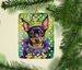 Miniature Pinscher King Of Mardi Gras Porcelain Ornament Christmas Tree Hanging Decorations For Home Christmas Holiday, Rectangle, Gift, Multicolor_maomaolike.com