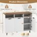 Sideboard Buffet Cabinet Kitchen Storage Cabinet With 5-Position Adjustable Shelves_maomaolike.com