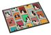 Lots Of Tricolor Cavalier Spaniel Doormat Front Door Mat Indoor Outdoor Rugs For Entryway, Non Slip Washable Low Pile, 24H X 36W_maomaolike.com