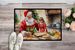 Cookies With Santa Claus Doormat Front Door Mat Indoor Outdoor Rugs For Entryway, Non Slip Washable Low Pile, 24H X 36W_maomaolike.com