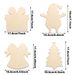 20PCS Christmas Wooden Hanging Ornaments DIY Blank Unfinished Wood Crafts Xmas Bell Tree Gift Shaped Hanging Decorations For Christmas Wedding Birtday Party Decor_maomaolike.com