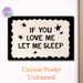 Sleep Quote Painting Poster, Minimalist Black & White Typography Poster, Humorous Relatable Message With Scalloped Border And Star Accents, Ideal For_maomaolike.com