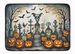 Pet Cemetery Spooky Halloween Memory Foam Kitchen Mat Machine Washable Anti-Fatigue Mat Cushion Comfort Bath Mat Or Kitchen Rug_maomaolike.com