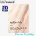 Epidermis Definition Painting Poster, Minimalist Soft-toned Text Art Poster, Informative Quirky Body Science Decor Idea For Bathroom, Bedroom Or_maomaolike.com
