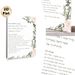 Religious Prayer Text Painting Poster, Delicate Watercolor Floral Border Poster, Calming Spiritual Decor Ideal For Home And Quiet Prayer Spaces_maomaolike.com