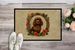 American Water Spaniel Christmas Flowers Doormat Front Door Mat Indoor Outdoor Rugs For Entryway, Non Slip Washable Low Pile, 24H X 36W_maomaolike.com