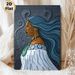 Maori Themed Painting Poster, Bold Tribal Style Portrait Poster, Distinctive Cultural Artwork Suitable For Living Room, Bedroom And Office Wall Decor_maomaolike.com