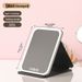 Hot-Selling LED Makeup Portable Foldable Lighted Rechargeable Vanity Desktop Fill Light Leather Case Mirror_maomaolike.com