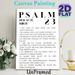 Psalm 23 The Good Shepherd Painting Poster, Minimalist Black-and-White Typographic Poster, Serene Spiritual Scripture Decor Ideal For Home, Prayer_maomaolike.com