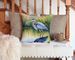 Blue Heron Stalking Prey Throw Pillow Machine Washable, Indoor Outdoor Decorative Pillow For Couch, Bed Or Patio, 14Hx14W_maomaolike.com