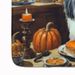 Havanese Fall Kitchen Pumpkins Memory Foam Kitchen Mat Machine Washable Anti-Fatigue Mat Cushion Comfort Bath Mat Or Kitchen Rug_maomaolike.com