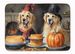 Golden Retriever Fall Kitchen Pumpkins Memory Foam Kitchen Mat Machine Washable Anti-Fatigue Mat Cushion Comfort Bath Mat Or Kitchen Rug_maomaolike.com