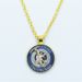 1pcs 25mm Glass Gem Necklace Archangel St.Michael Protect Me Saint Shield Protection Charm Russian Orhodox Pendant_maomaolike.com