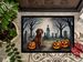 Irish Setter Spooky Halloween Doormat Front Door Mat Indoor Outdoor Rugs For Entryway, Non Slip Washable Low Pile, 24H X 36W_maomaolike.com
