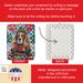 Cavalier Spaniel Christmas Porcelain Ornament Christmas Tree Hanging Decorations For Home Christmas Holiday, Rectangle, Gift, Multicolor_maomaolike.com