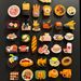 3D Magnetic Stickers, Decorative Food Toys, Bread And Dessert Designs, Personalized Creative Refrigerator Door Home_maomaolike.com
