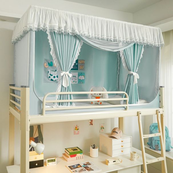 Strong Light Blocking Curtain Mosquito Net Integrated Bracket Bunk Universal Student Dormitory Fully Enclosed Thickened Dustproof_maomaolike.com