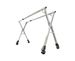 SOGA 2.4m Portable Standing Clothes Drying Rack Foldable Space-Saving Laundry Holder With Wheels_maomaolike.com
