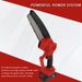 1pc 8 Inch Handheld Brushless Chainsaw, 8 Inch, Rechargeable Battery With Battery Digital Display, Suitable For Efficient Tree Pruning Branch Cutting And Trimming, Wood Cutting_maomaolike.com