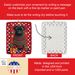Black Pug Holiday Christmas Porcelain Ornament Christmas Tree Hanging Decorations For Home Christmas Holiday, Rectangle, Gift, Multicolor_maomaolike.com