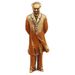 Vintage Brass Statue Of Chairman Mao, High-Quality Bronze Sculpture, Standing Figure, Pure Copper Home Decor, Craft Collectible_maomaolike.com