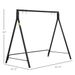 Outsunny Metal Porch Swing Stand, Heavy Duty Swing Frame, Hanging Chair Stand Only, 528 LBS Weight Capacity, For Backyard, Patio, Lawn, Playground, Black_maomaolike.com