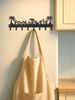 Beach-Themed Wall-Mounted Metal Towel Rack With 8 Hooks Perfect For Pool Towels_maomaolike.com