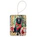 Black Labrador Retriever Christmas Porcelain Ornament Christmas Tree Hanging Decorations For Home Christmas Holiday, Rectangle, Gift, Multicolor_maomaolike.com