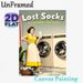 Lost Socks Laundry Mystery Painting Poster, Vintage-style Retro Housewife & Laundry Machines Scene Poster, Humorous Whimsical Design, Ideal For_maomaolike.com
