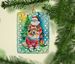 Finnish Lapphund Christmas Porcelain Ornament Christmas Tree Hanging Decorations For Home Christmas Holiday, Rectangle, Gift, Multicolor_maomaolike.com