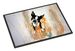 Boston Terrier Scout Doormat Front Door Mat Indoor Outdoor Rugs For Entryway, Non Slip Washable Low Pile, 24H X 36W_maomaolike.com