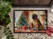 Mastiff Cozy Christmas Doormat Front Door Mat Indoor Outdoor Rugs For Entryway, Non Slip Washable Low Pile, 24H X 36W_maomaolike.com