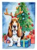 Basset Hound Christmas Reindeer Garden Flag Mailbox Flag Decorative Yard Flag Banner Outside Patio Artwork Yard Flower Beds, Garden Size, Multicolor_maomaolike.com