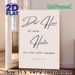 German Psalm 23:1 Themed Painting Poster, Minimalist Elegant Script Text Poster, Calming Spiritual Verse Decor Ideal For Home, Prayer Room_maomaolike.com